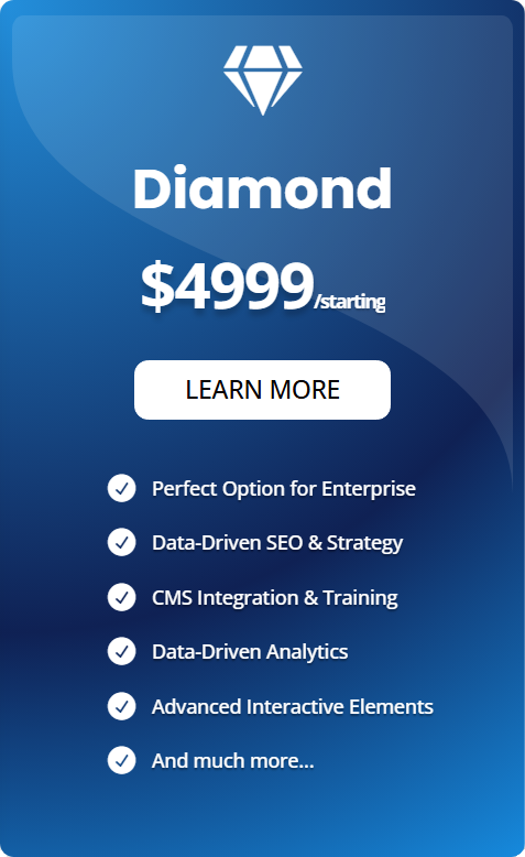 Diamond Plan - Web Development Services